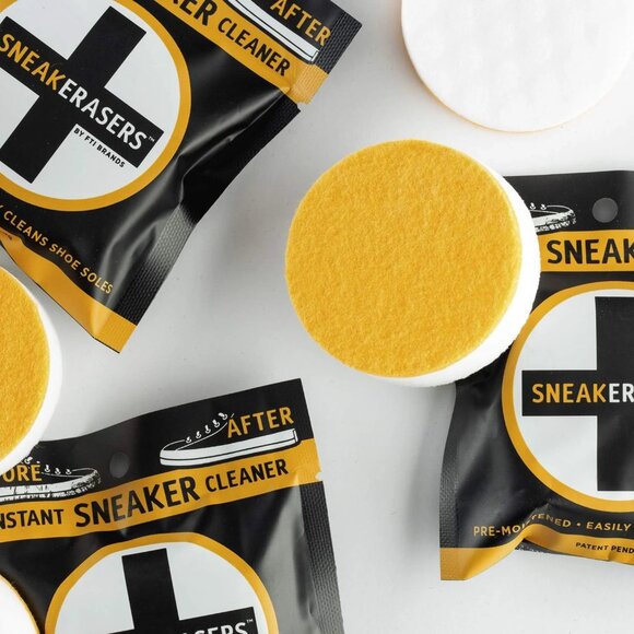 2-Pack SneakERASERS Pre-Moistened Instant Shoe & Sneaker Cleaner Sponge - Picture 2 of 4